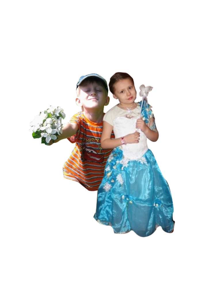 Лиза и Костя — детство